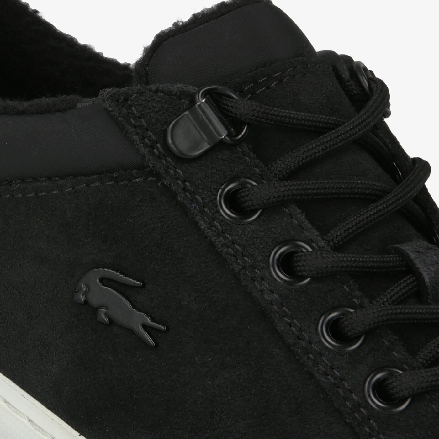 Damskie sneakersy (buty) LACOSTE STRAIGHTSET INSULATE 3191CFA 738cfa0008454 kolor czarny