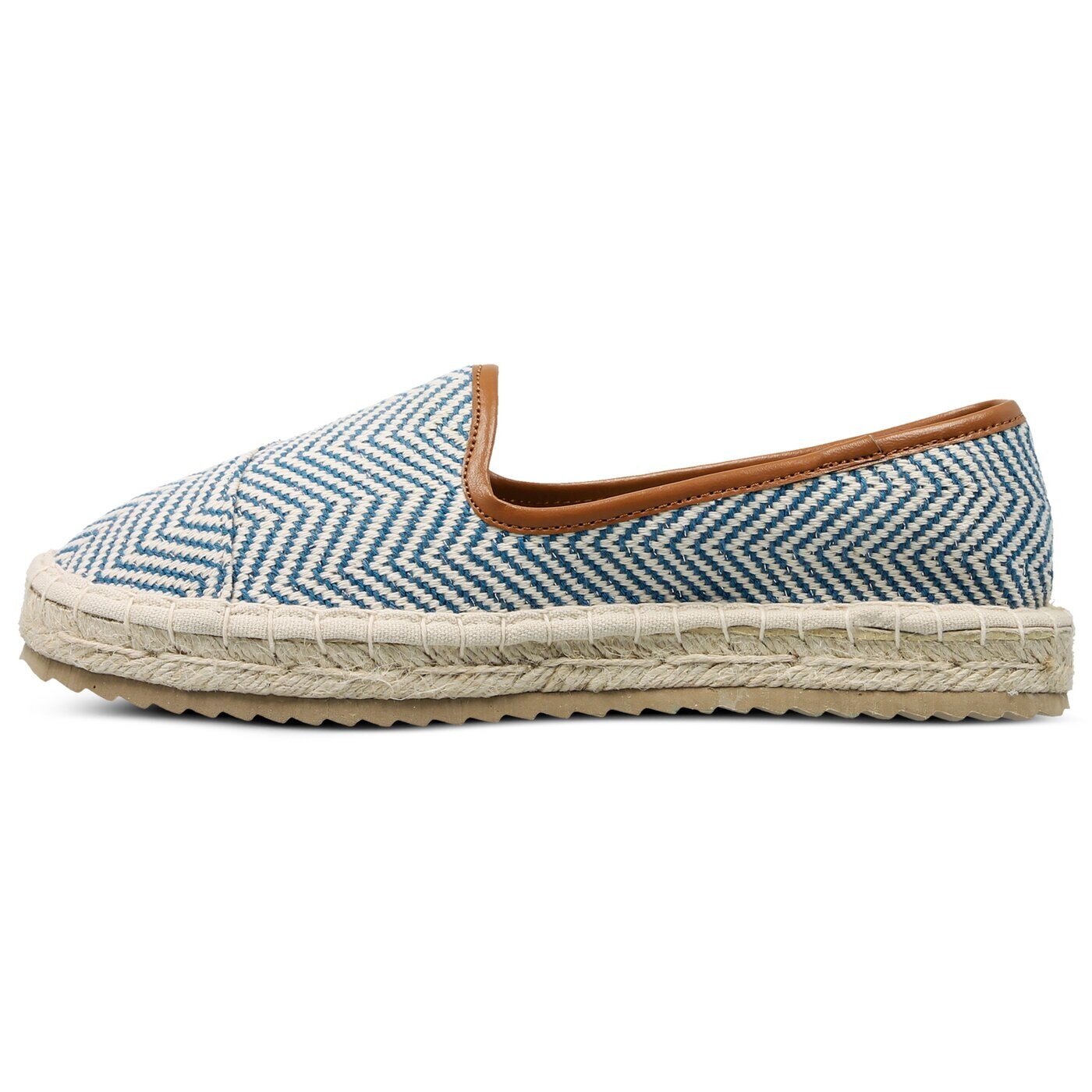 Damskie espadryle PAEZ SLIM LUREX BLUE 1833603s90-300 kolor niebieski