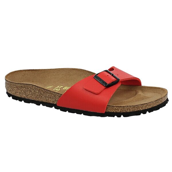 Damskie klapki BIRKENSTOCK MADRID  40743 kolor czerwony