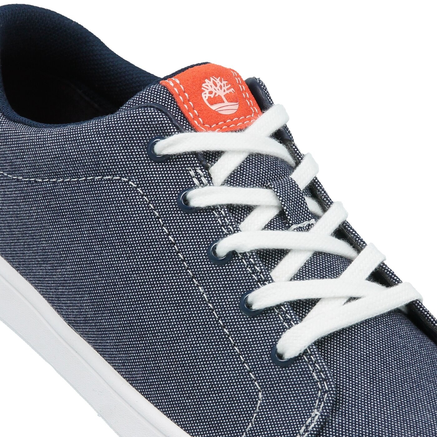 Dziecięce sneakersy (buty) TIMBERLAND GROVETON CANVAS OXFORD a1qm4 kolor granatowy