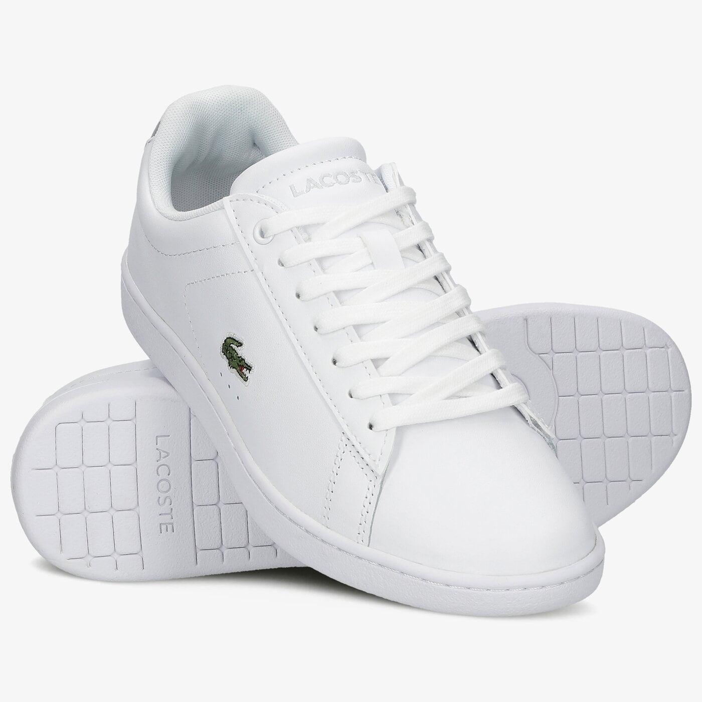 Damskie sneakersy (buty) LACOSTE CARNABY EVO BL 21 1 SFA 741sfa003521g kolor biały