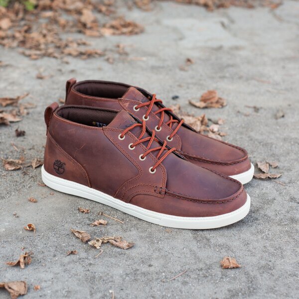 Męskie buty za kostkę TIMBERLAND FULK LP CHUKKA LTHR a13fo kolor brązowy