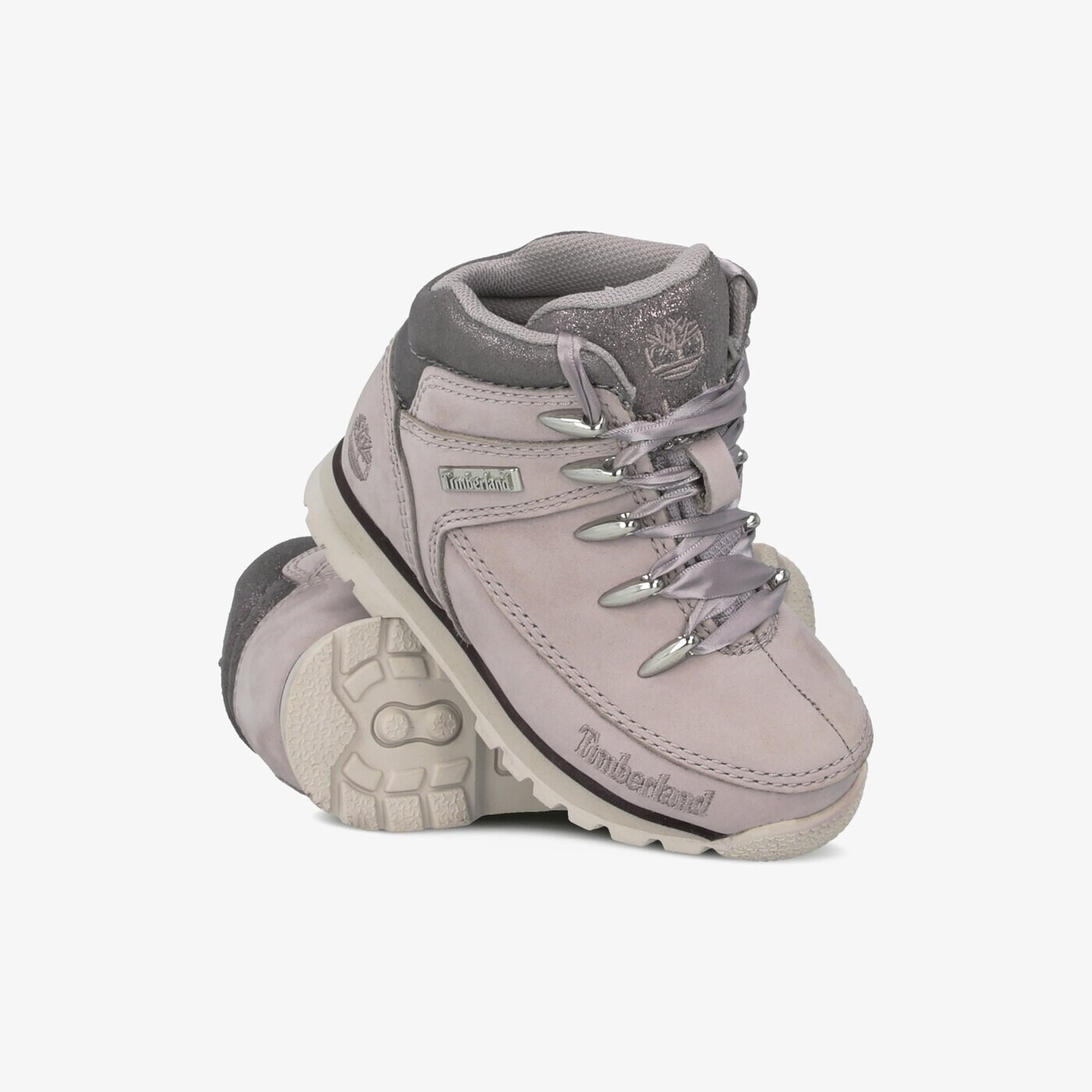 Dziecięce buty outdoor / trekkingowe TIMBERLAND EURO SPRINT  tb0a22aun991 kolor fioletowy