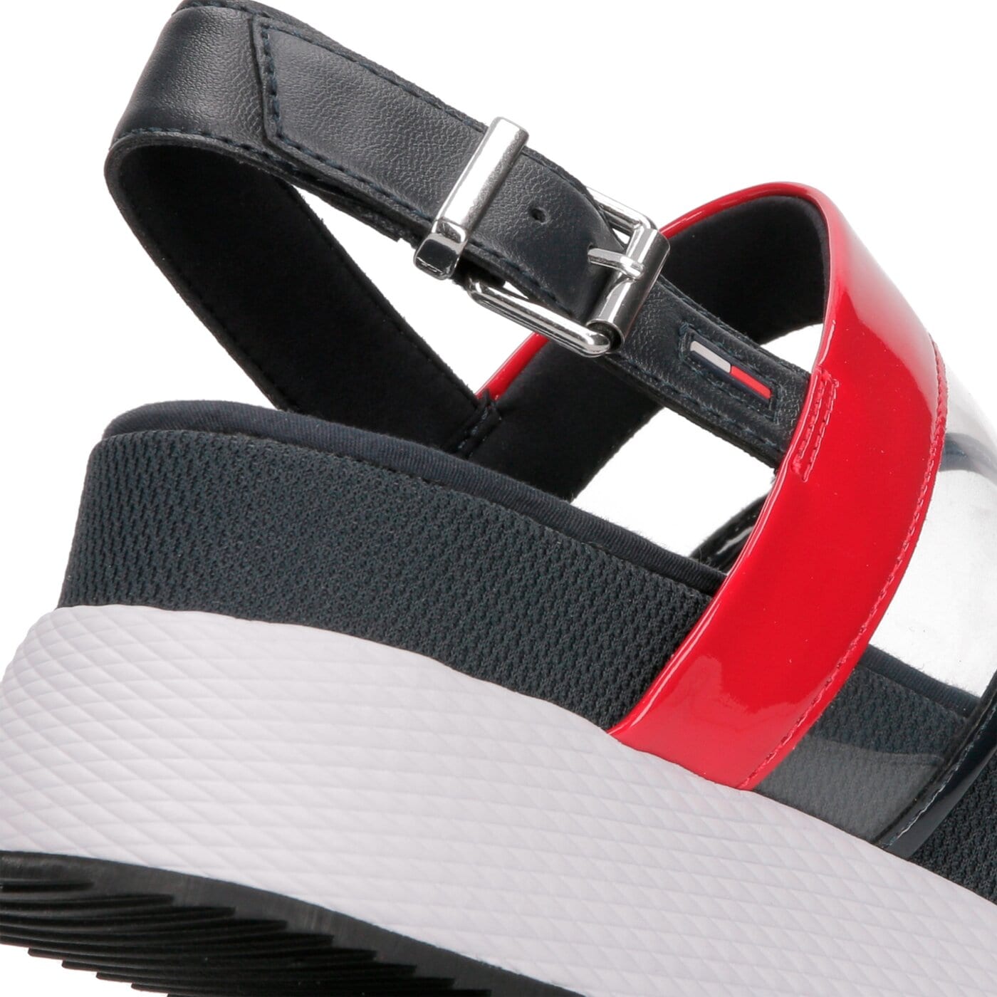 Damskie sandały TOMMY HILFIGER ONIKA 4C TRANSPARENT RWB HYBRID SANDAL #en0en00443020# kolor granatowy