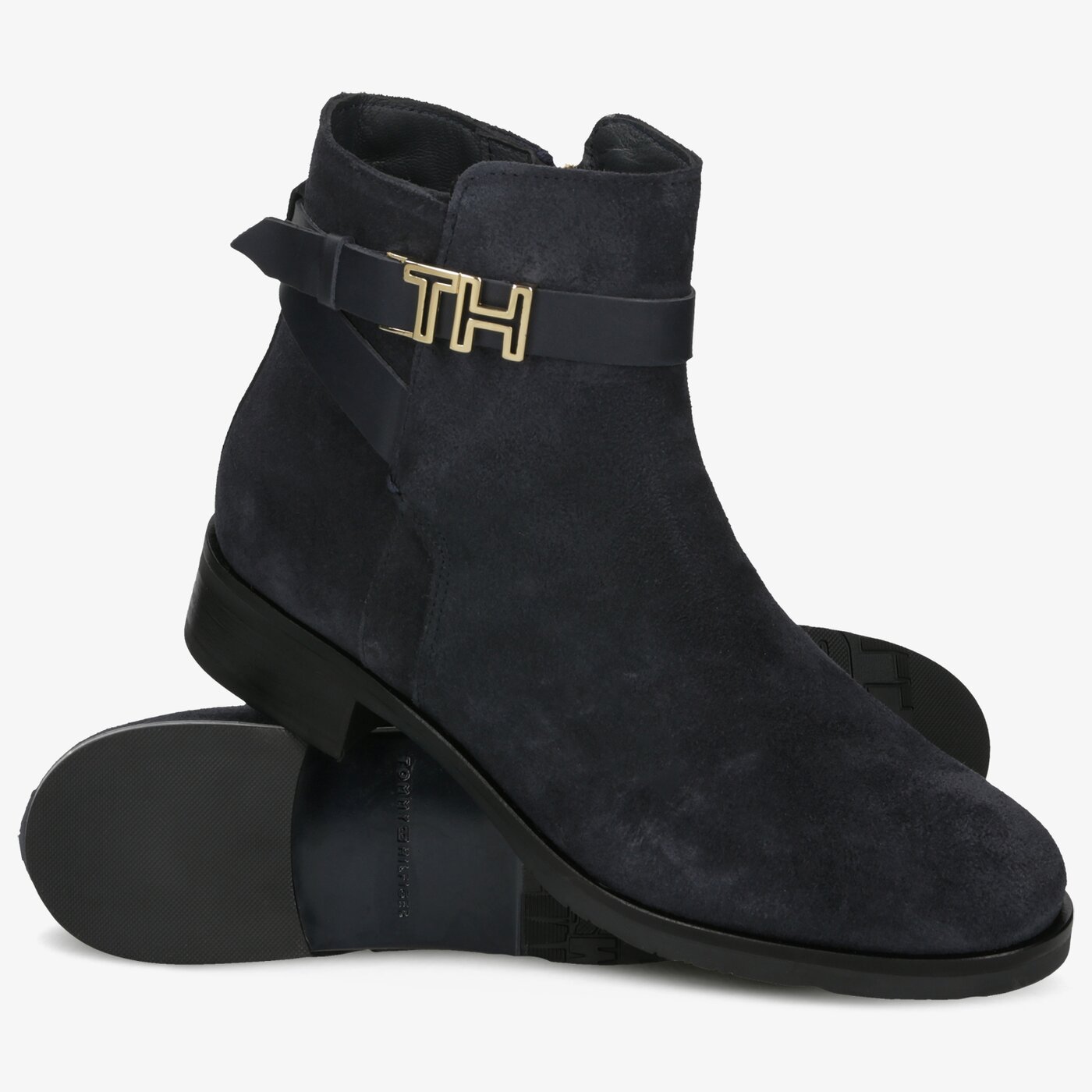 botki tommy hilfiger th outdoor bootie fw0fw06074 grey whisper pqu