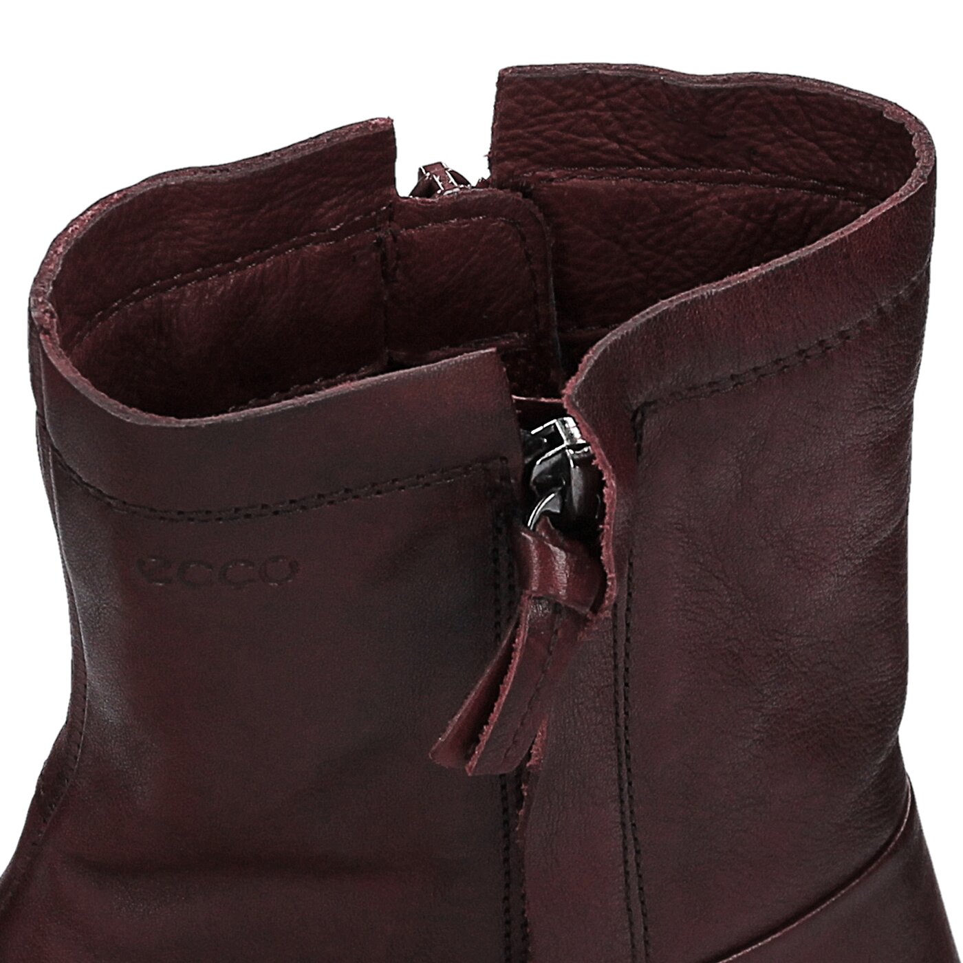 Damskie botki / sztyblety ECCO TOUCH 75B 26360302237 kolor brązowy