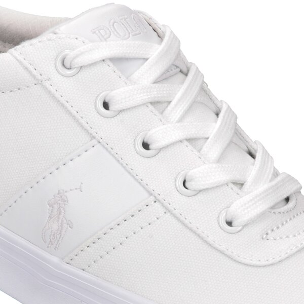 Męskie trampki POLO RL HANFORD NE PURE WHITE CANVAS 8161769190ma kolor biały