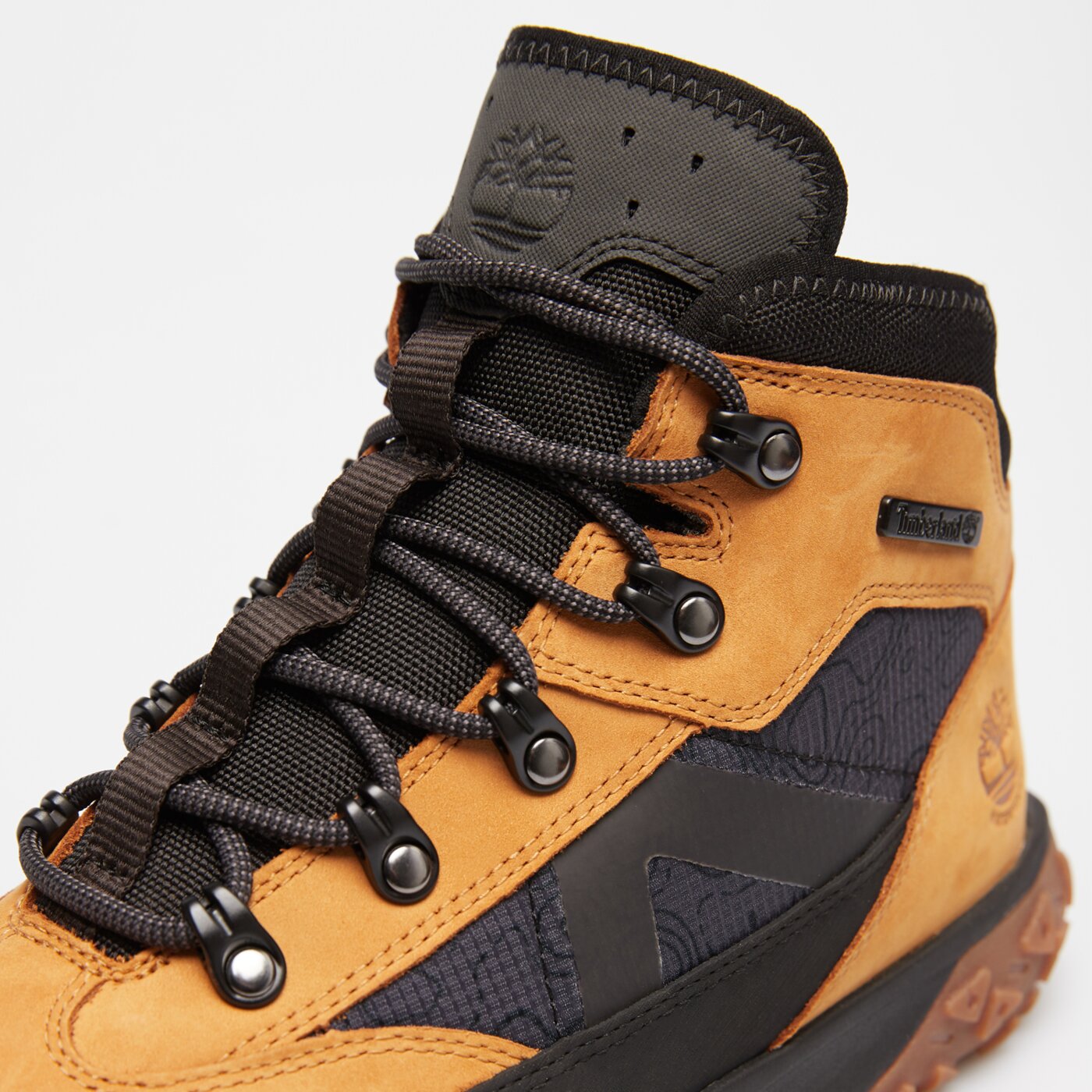 Dziecięce buty outdoor / trekkingowe TIMBERLAND GS MOTION 6 MID F/LWP tb1a66p82311 kolor brązowy