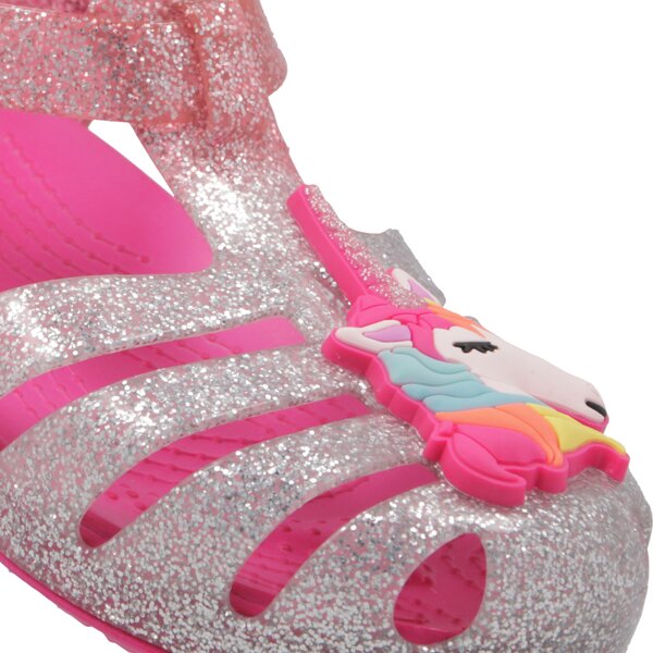 Dziecięce sandały / klapki CROCS ISABELLA CHARM SANDAL K 2055356pdi kolor różowy