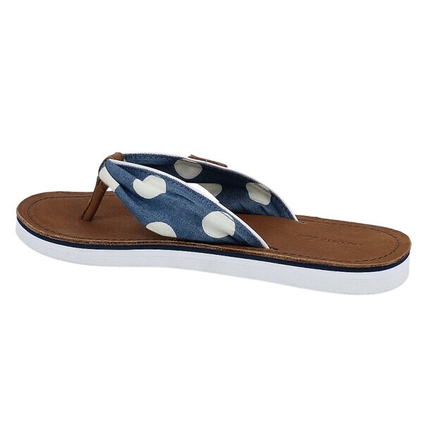 Damskie klapki LACOSTE MARIDELL 3 727srw2410120 kolor niebieski