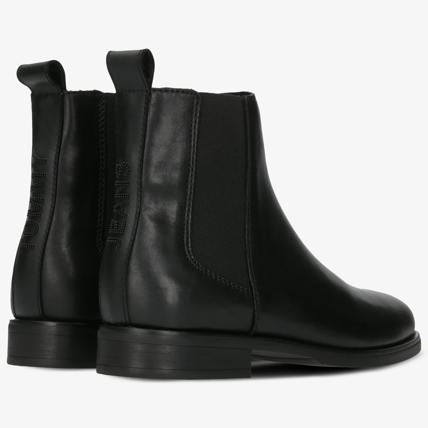 Damskie botki / sztyblety TOMMY HILFIGER PIN LOGO CHELSEA BOOT en0en00606990 kolor czarny
