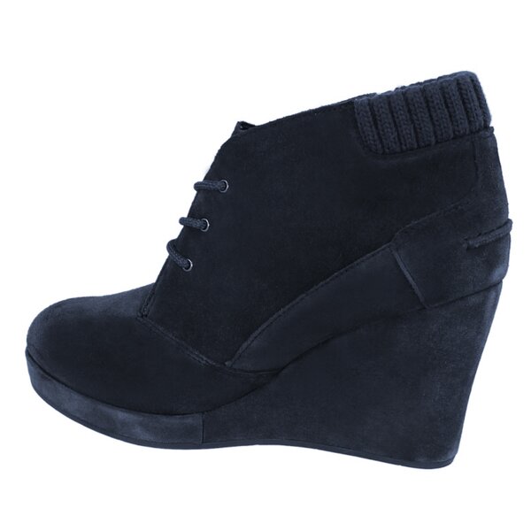 Damskie buty za kostkę LACOSTE LEREN 3 726srw0150120 kolor granatowy