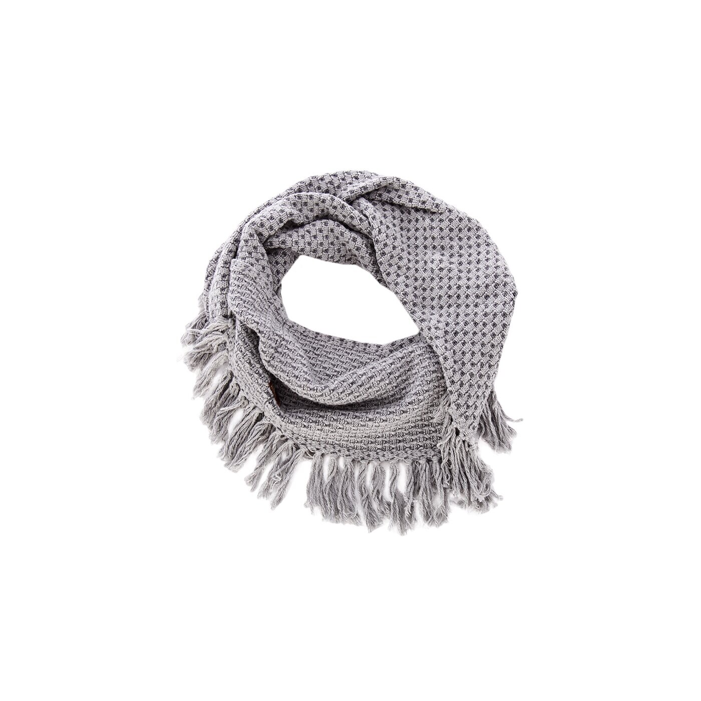 Damski szalik / rękawiczki TIMBERLAND SZALIK FRINGED ETERNITY SCARF j1723052 kolor szary