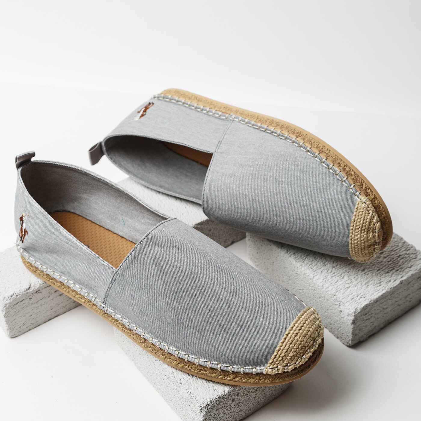 Męskie półbuty POLO RL M PRL FW CASUAL 803649601009 kolor szary