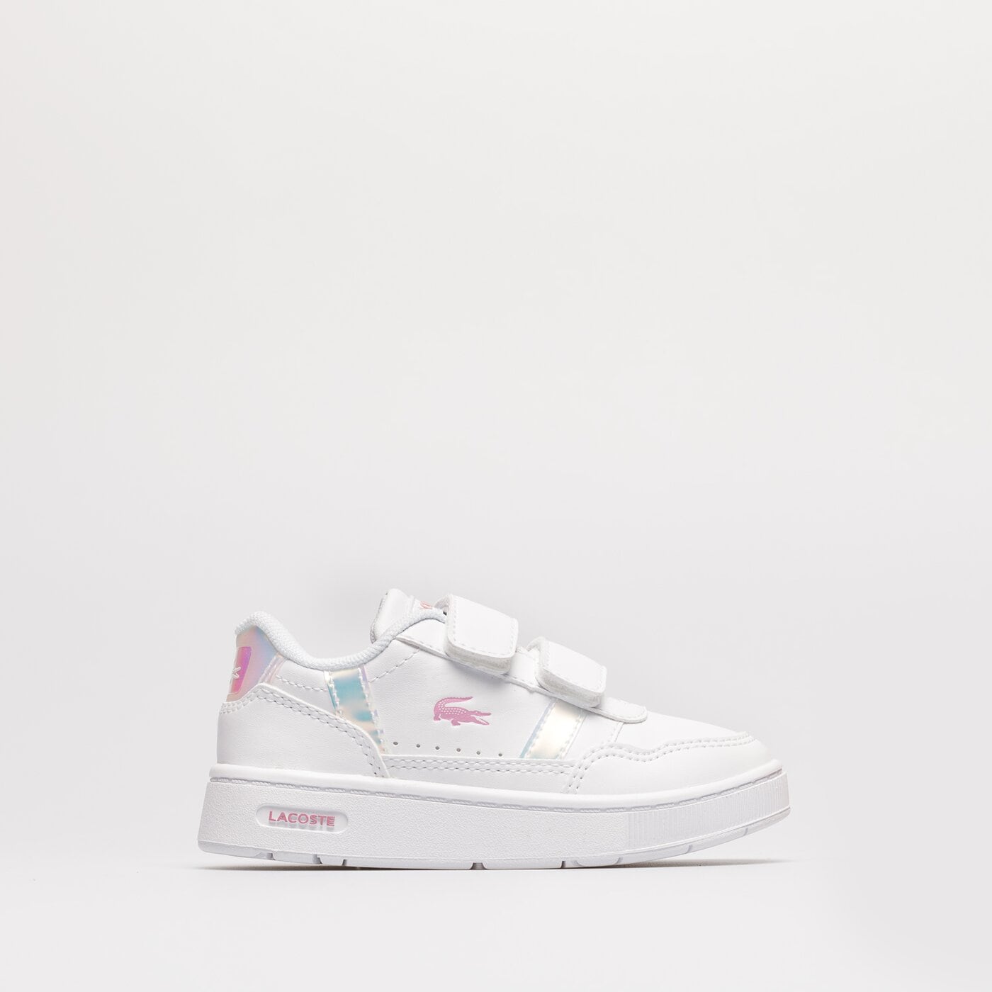 Dziecięce sneakersy (buty) LACOSTE T-CLIP 222 2 SUI 744sui001721g kolor biały