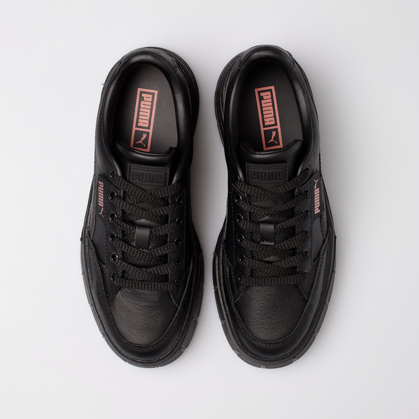 Damskie sneakersy (buty) PUMA MAYZE STACK LTHR WNS 38441202 kolor czarny