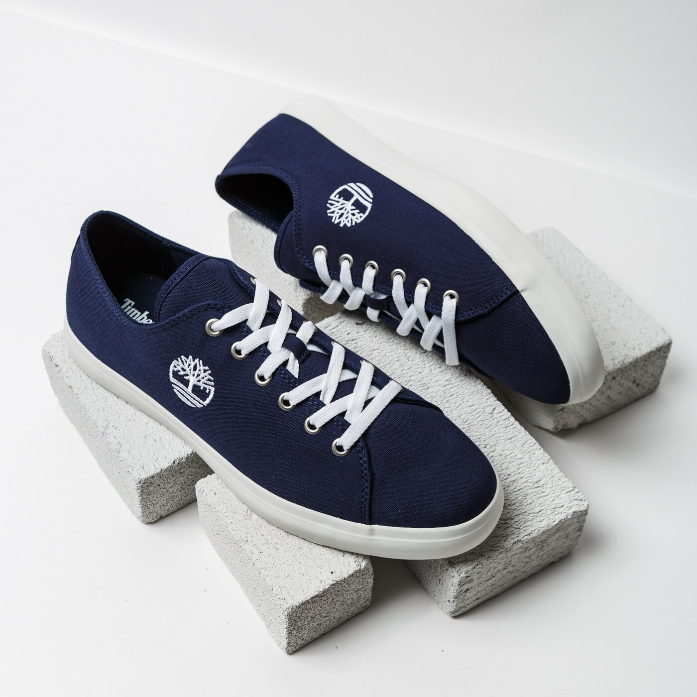 Męskie sneakersy (buty) TIMBERLAND UNION WHARF LACE OXFORD ca1q6a kolor granatowy