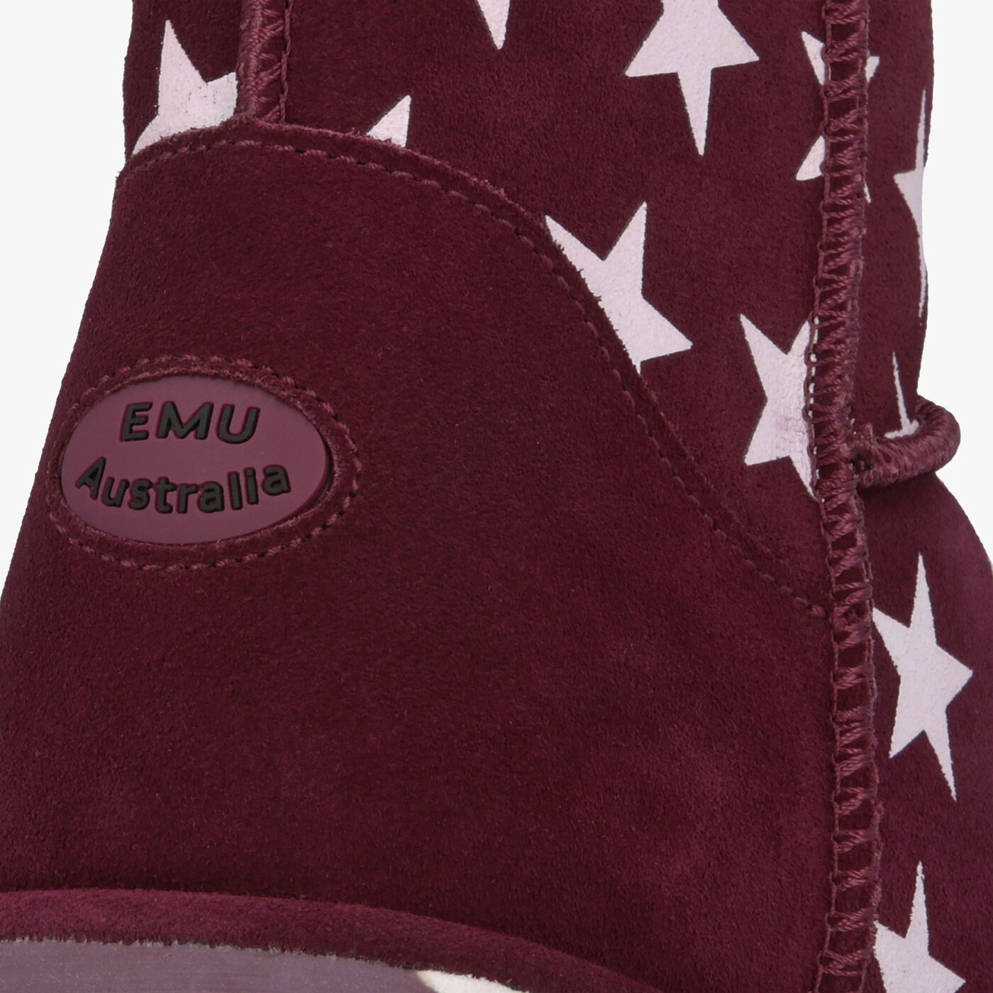 Dziecięce buty za kostkę EMU STARRY NIGHT BRUMBY k12166plum kolor bordowy
