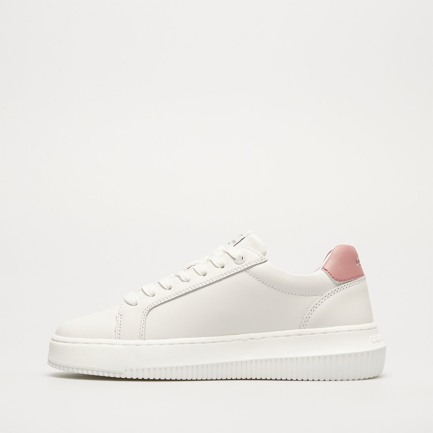 Damskie sneakersy (buty) CALVIN KLEIN CHUNKY CUPSOLE MONO LTH WN yw0yw0082302s kolor biały