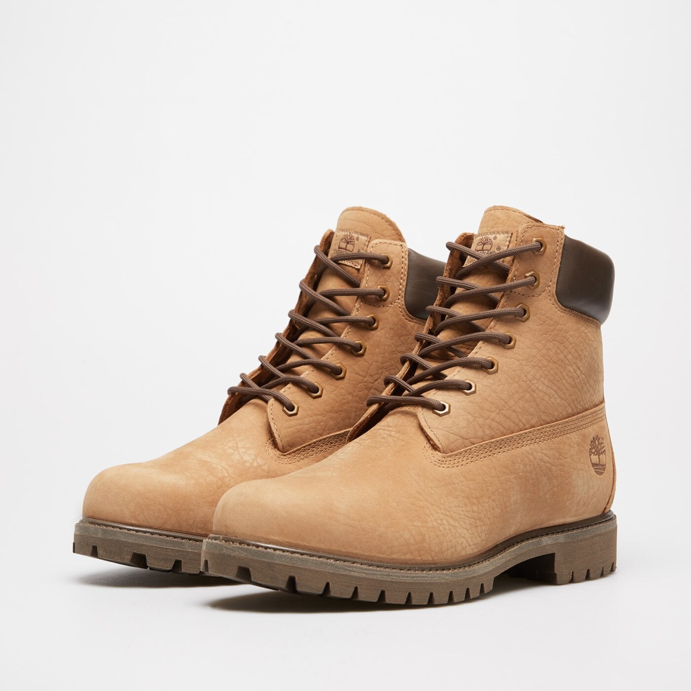 Męskie buty za kostkę TIMBERLAND PREMIUM 6 IN LACE WP BOOT tb0a6g1rafh1 kolor beżowy