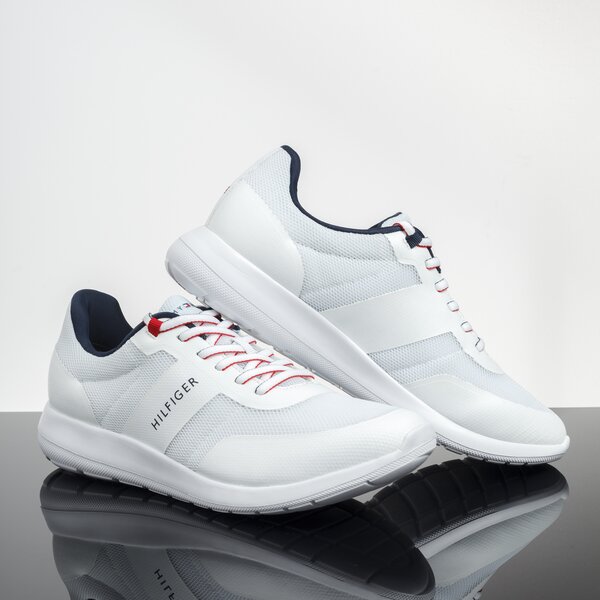 Męskie sneakersy (buty) TOMMY HILFIGER TAYSTEE 12C fm0fm02183100 kolor biały