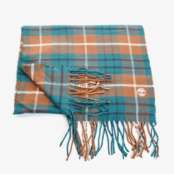 Damski szalik / rękawiczki TIMBERLAND SZALIK PLAID SCARF GIFTBOX AND STICKER tb0a1evtak11 kolor multicolor