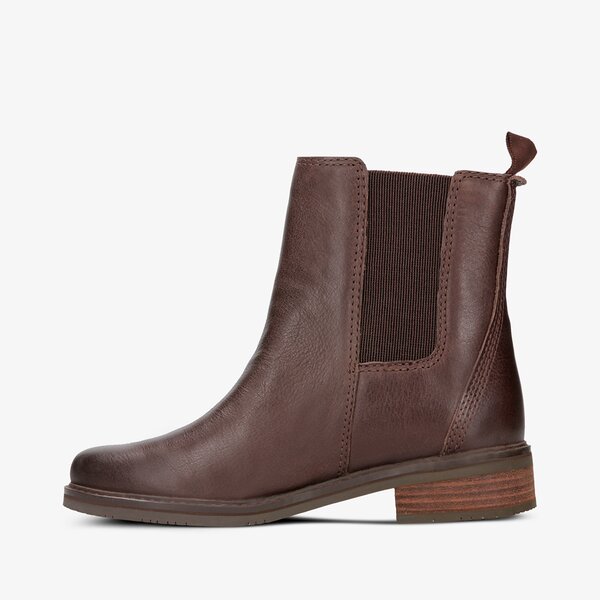 Damskie botki / sztyblety TIMBERLAND MONT CHEVALIER CHELSEA a1sba kolor brązowy