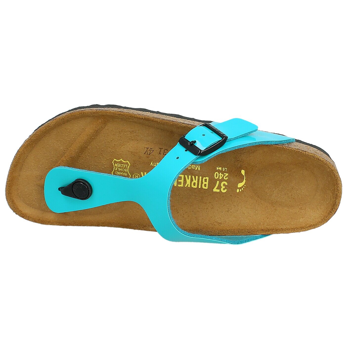 Damskie klapki BIRKENSTOCK GIZEH  845203 kolor niebieski