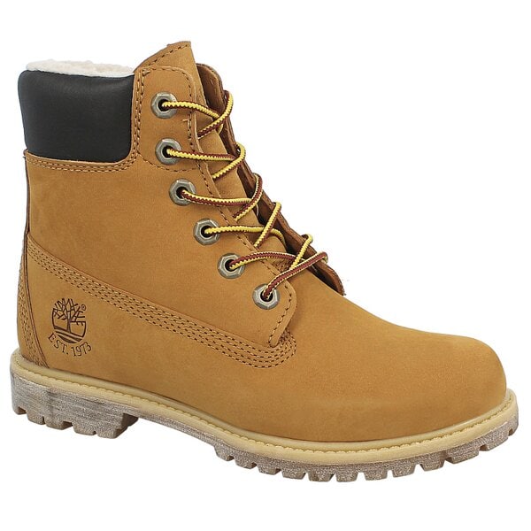 Damskie trapery TIMBERLAND PREMIUM 6 INCH BOOT FLEECE  a12ku kolor żółty