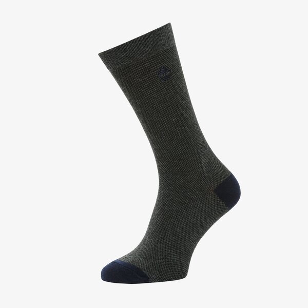 Męskie skarpetki TIMBERLAND SKARPETY 3PP MARLED RIBBED CREW tb0a1eqk4511 kolor granatowy