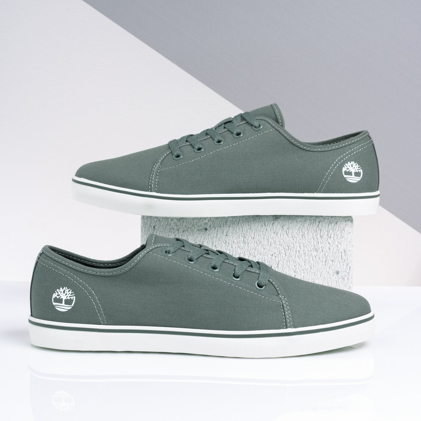 Męskie trampki TIMBERLAND SKAPE PARK CANVAS OXFORD tb0a1uygc241 kolor szary