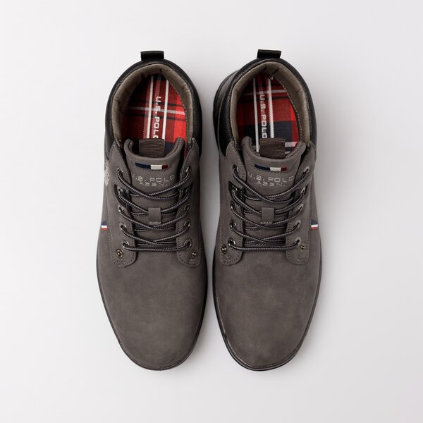 Męskie buty za kostkę U.S. POLO ASSN. YGOR004 ygor004dgr002 kolor szary