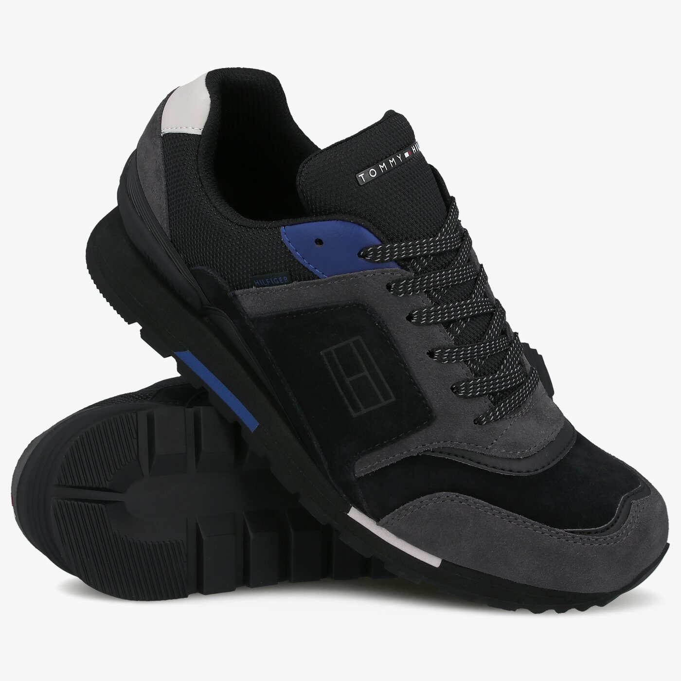 Męskie sneakersy (buty) TOMMY HILFIGER DORIAN 1C2 DORIAN 1C fm0fm03079bds kolor czarny