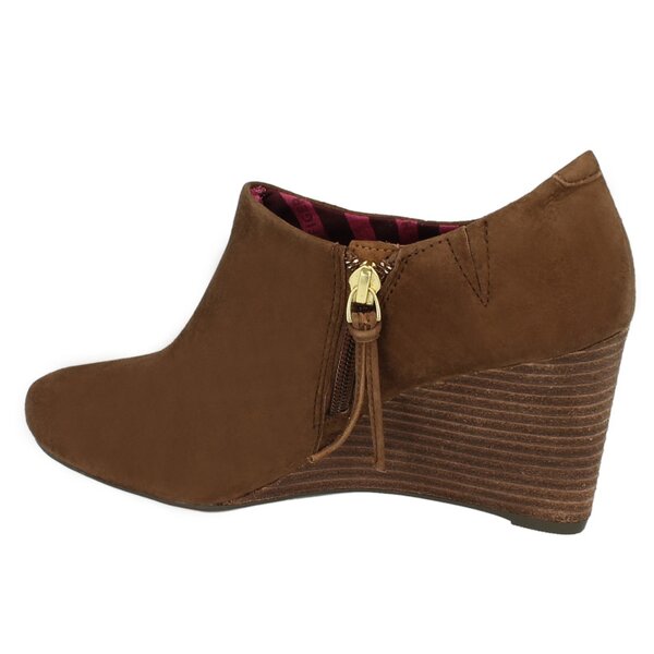 Damskie buty za kostkę TOMMY HILFIGER BELLA 2  fw56815795746 kolor brązowy