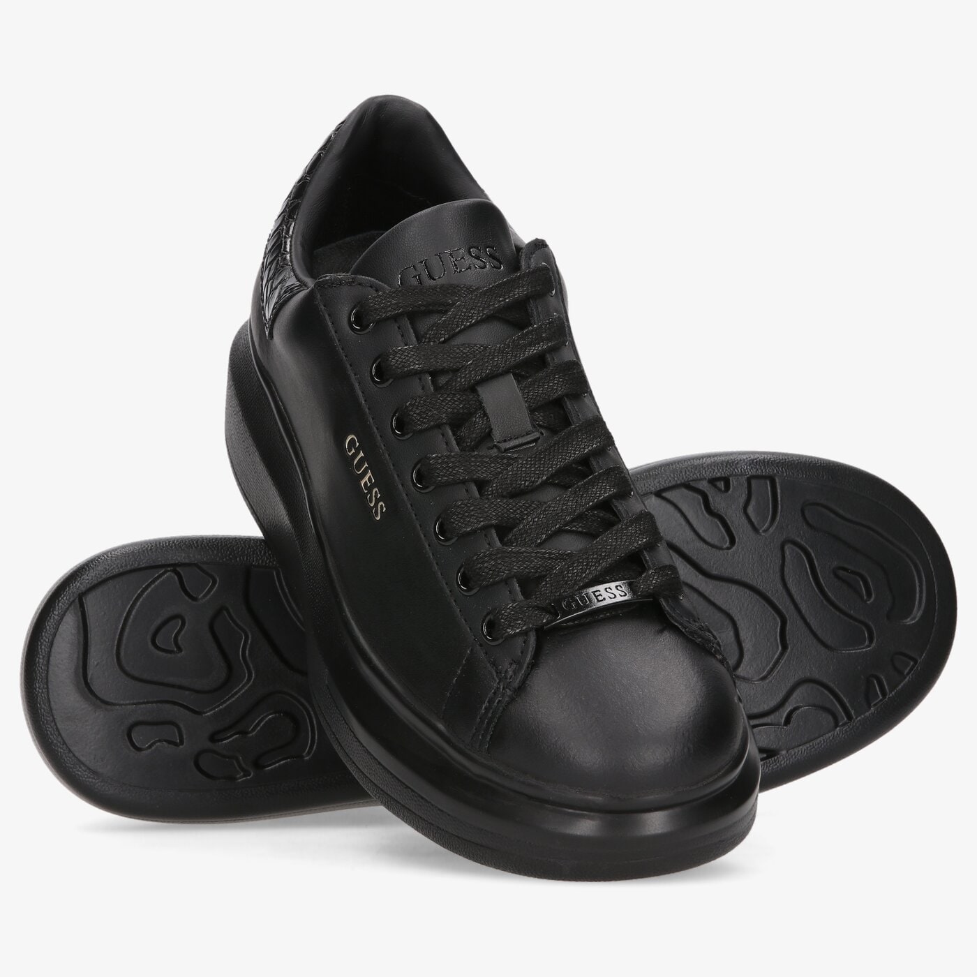 Damskie sneakersy (buty) GUESS SALERNO fl7salele12black kolor czarny