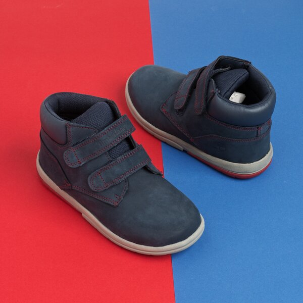 Dziecięce buty za kostkę TIMBERLAND NEW TODDLE TRACKS H&L BOO a1jvq kolor granatowy