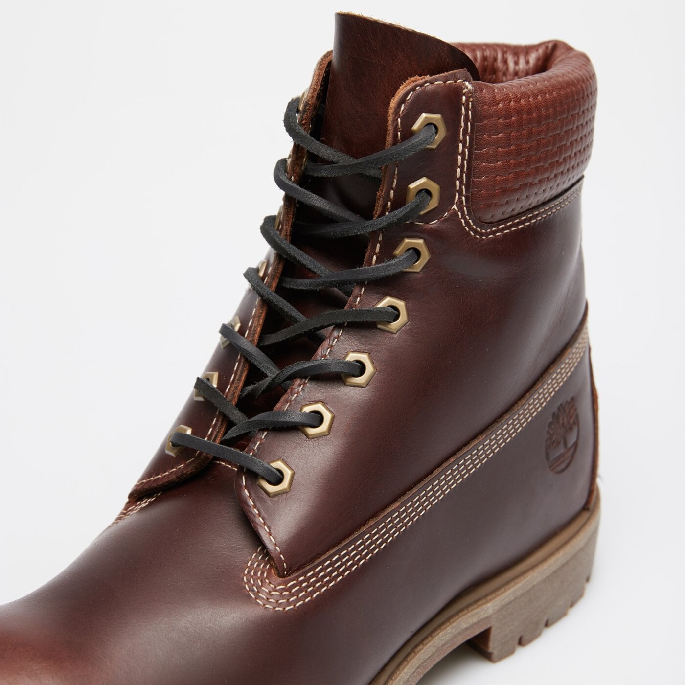 Męskie buty za kostkę TIMBERLAND PREMIUM 6 IN LACE WP BOOT tb0a2p6weiu1 kolor brązowy