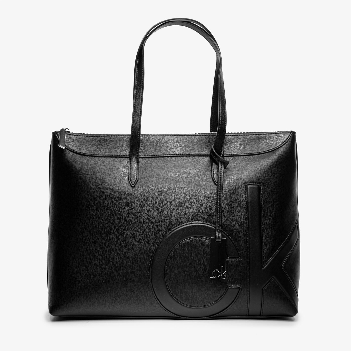 Damska torebka CALVIN KLEIN TOREBKA SHOPPER W/LT COMP k60k607498bax kolor czarny