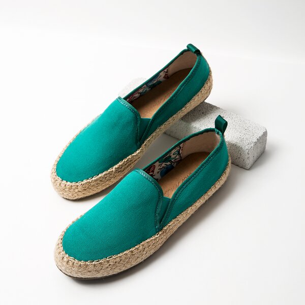 Damskie espadryle EMU GUM LAGOON GREEN w11385lagoongreen kolor zielony