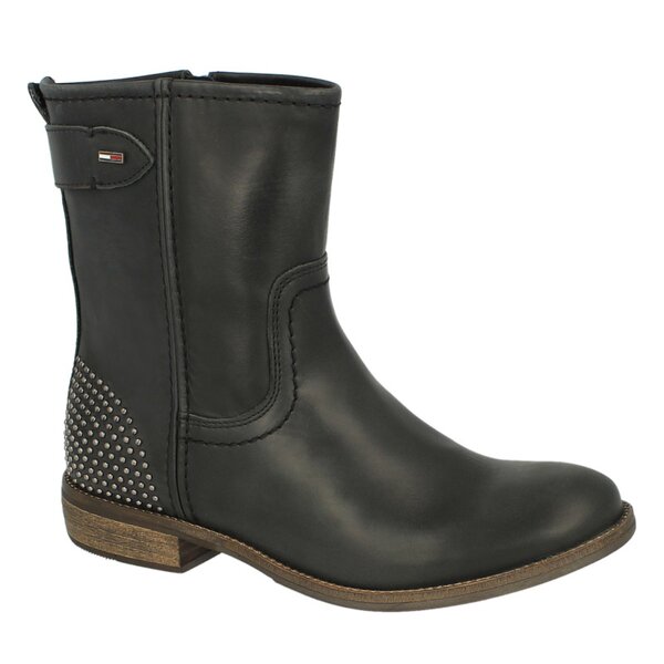 Damskie kozaki TOMMY HILFIGER ELINE 4A  en56816090990 kolor czarny