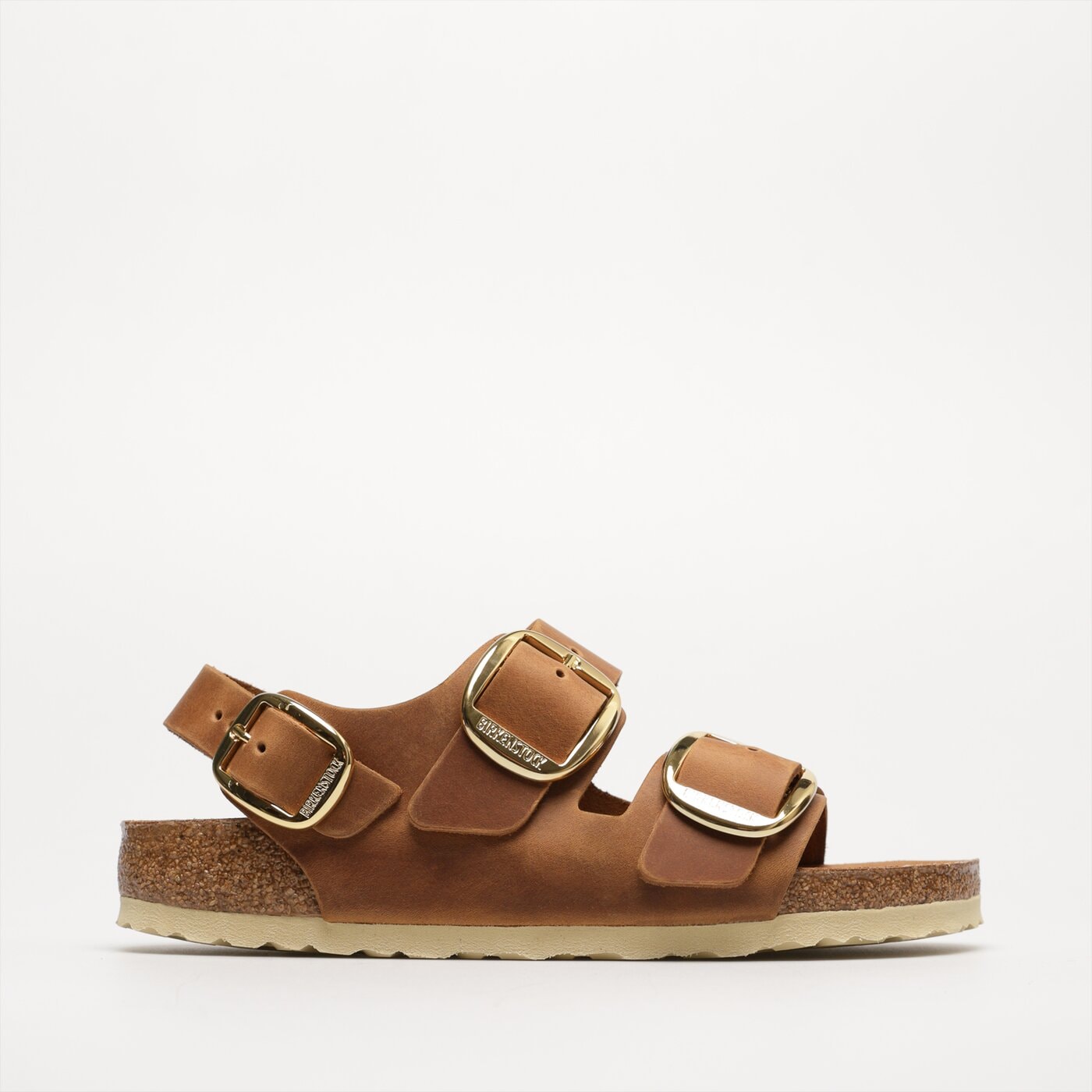 Damskie sandały BIRKENSTOCK MILANO BIG BUCKLE 1024067 kolor brązowy