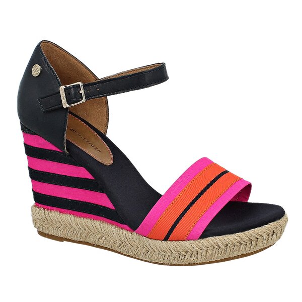 Damskie sandały TOMMY HILFIGER EMERY 42D  fw56816766385 kolor granatowy