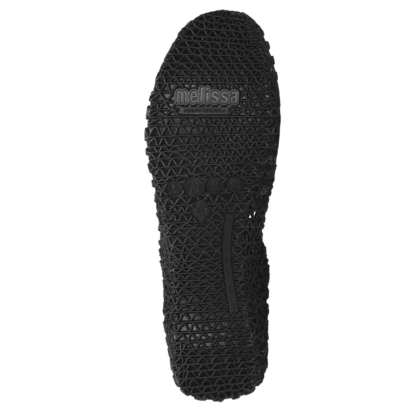 Damskie baleriny (buty) MELISSA CAMPANA PAPEL VII SP AD 3151252682 kolor czarny