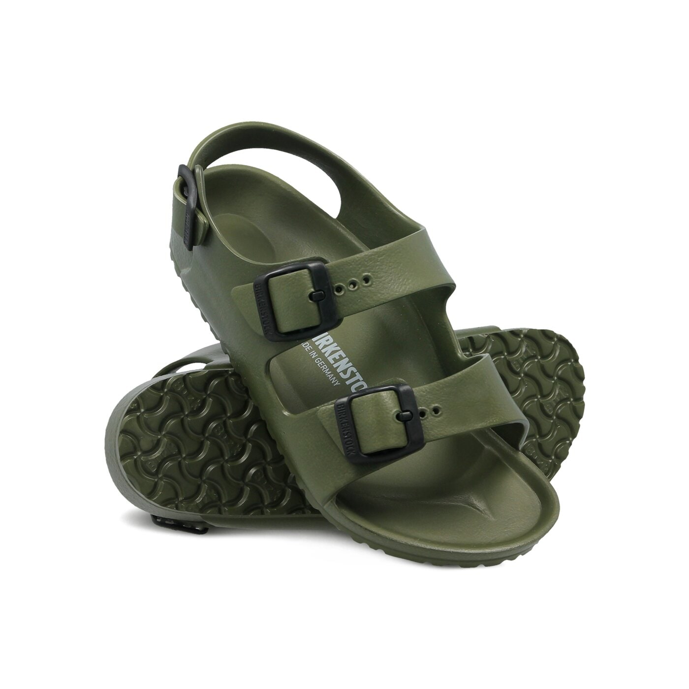 Dziecięce sandały / klapki BIRKENSTOCK MILANO KIDS EVA 1009354 kolor khaki