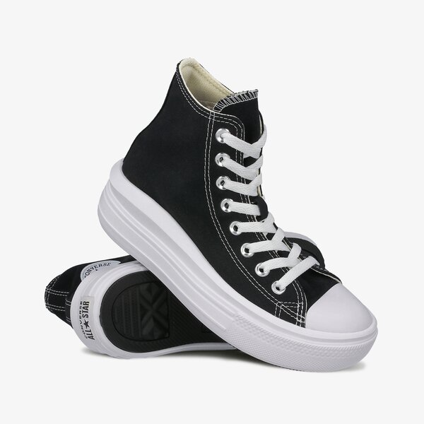 Damskie trampki CONVERSE CHUCK TAYLOR ALL STAR MOVE HIGH  568497c kolor czarny