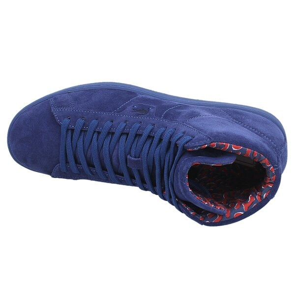 Męskie sneakersy (buty) LACOSTE BROADWICK HI CP  729lem2113125 kolor niebieski
