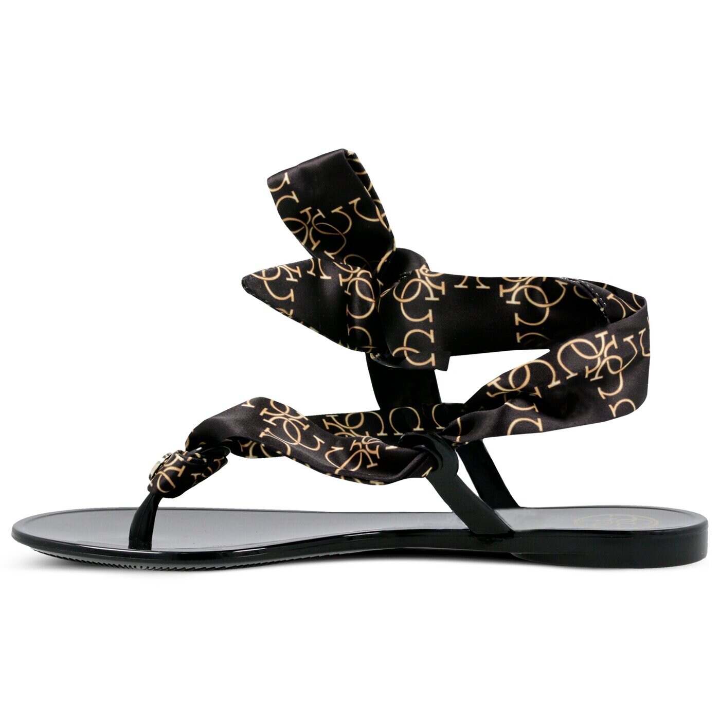 Damskie sandały GUESS JUDAY fl6judfap21blkgo kolor czarny