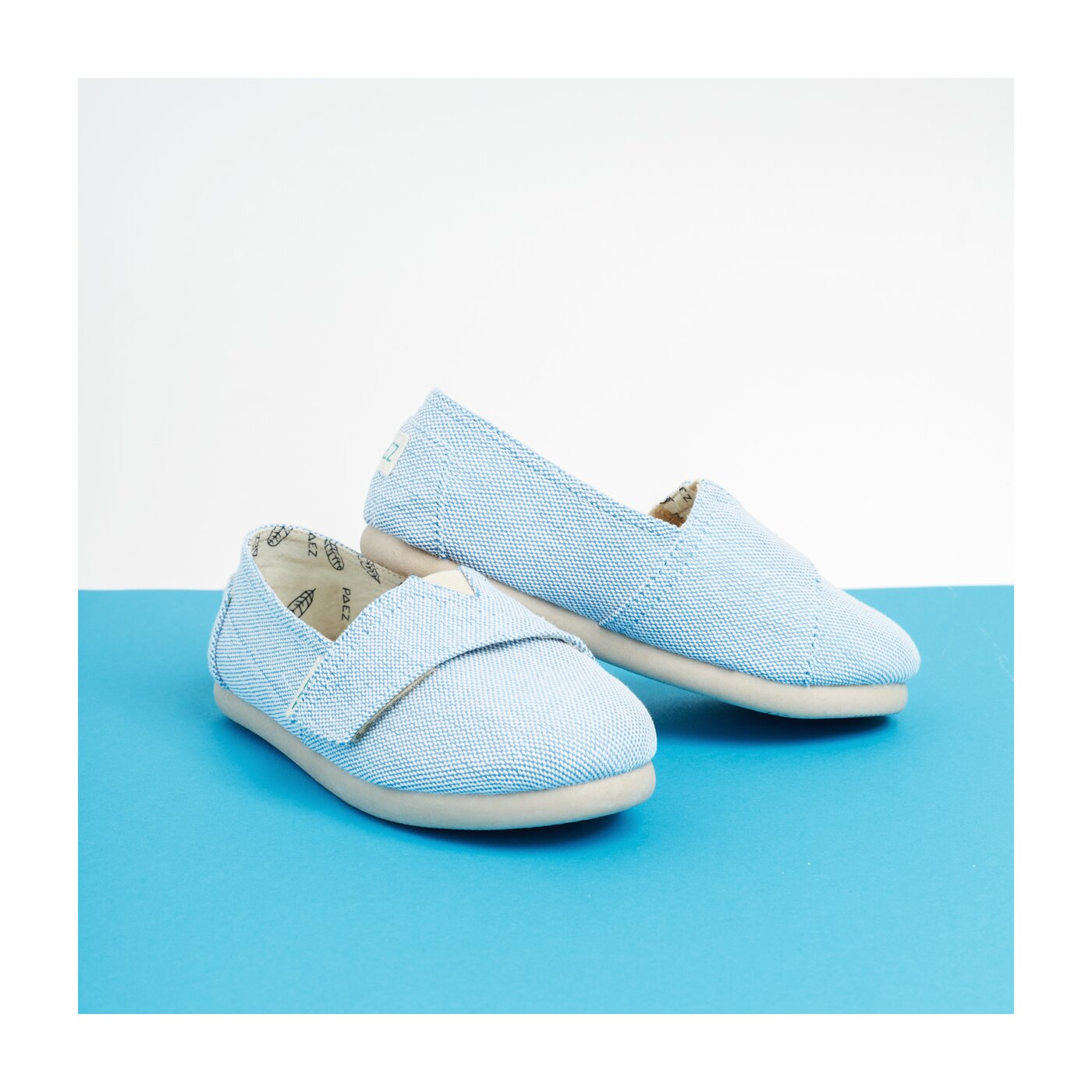 Dziecięce półbuty PAEZ ORIGINAL GUM LIGHT BLUE co30501k1002-311 kolor niebieski