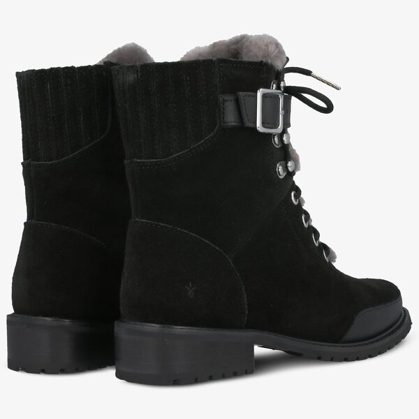 Damskie botki / sztyblety EMU AUSTRALIA WALDRON MIX w12406black kolor czarny