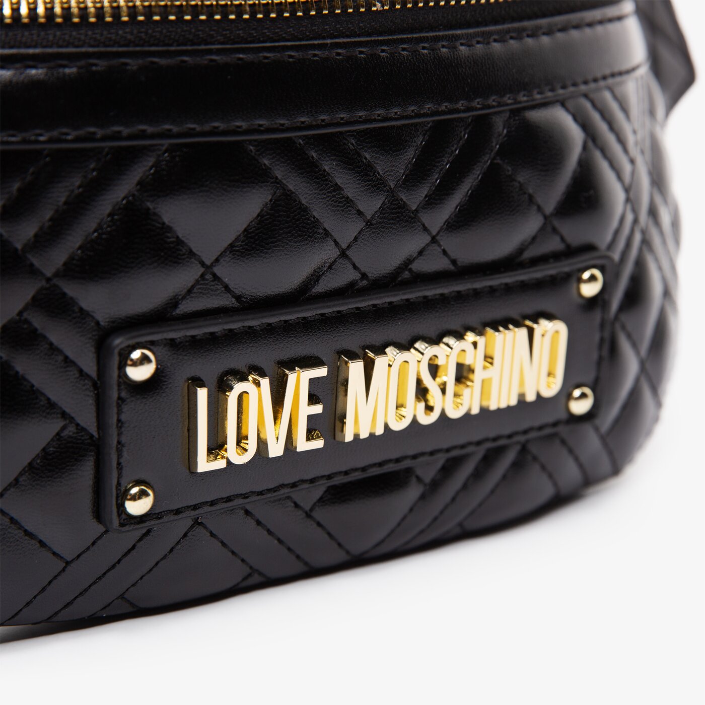 Damska nerka / saszetka LOVE MOSCHINO TOREBKA NEW SHINY QUILTED jc4206pp0aka0000 kolor czarny